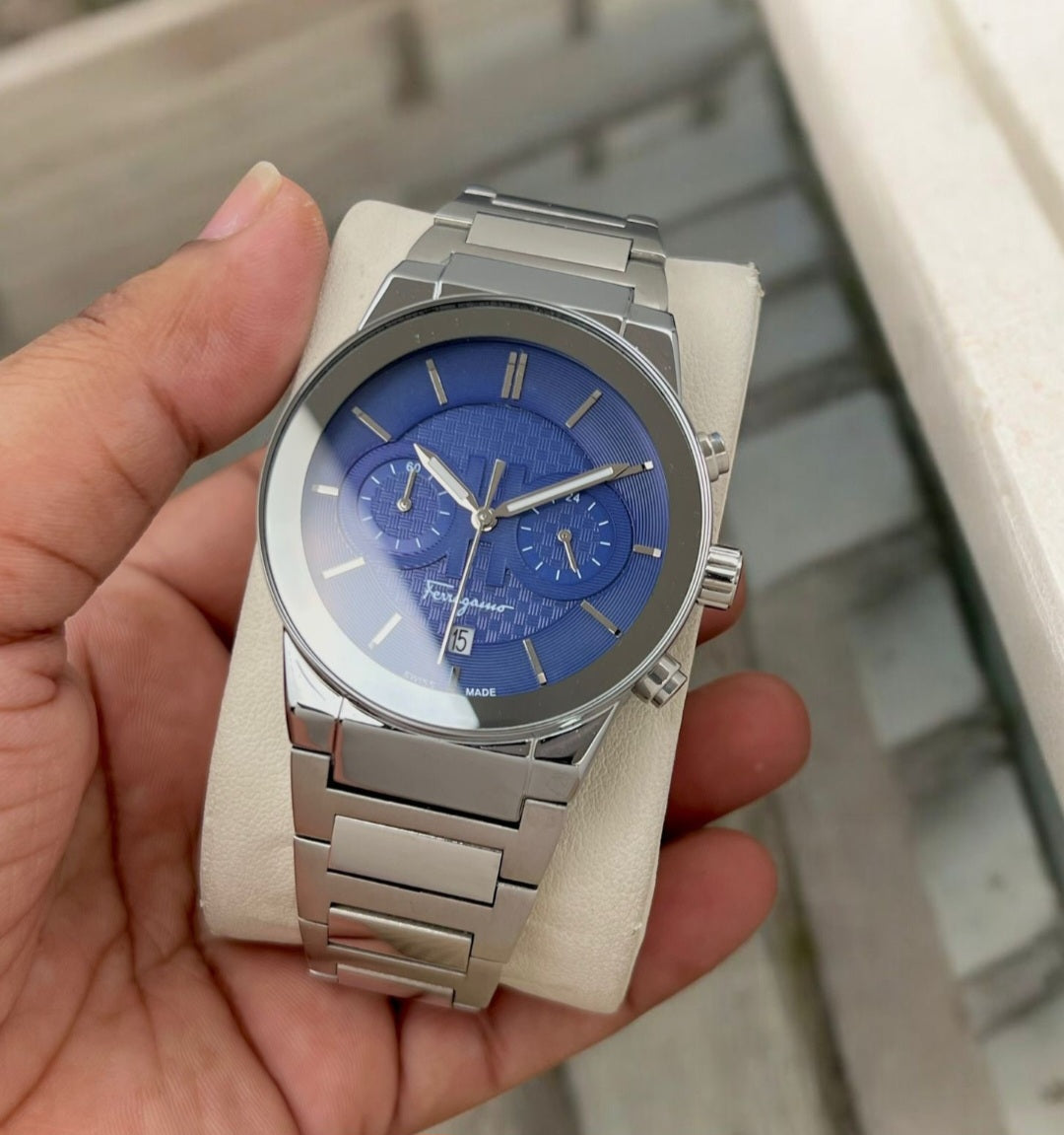 ๐ถ๏ธ FERRAGAMO Sapphire Menโs Watch โ