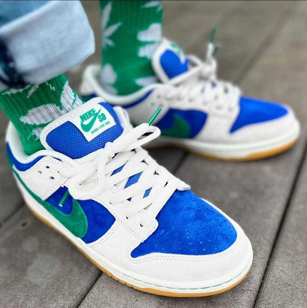 NIKE SB DUNK PHANTOM / HYPER ROYAL / MALACHITE 👟💙💚