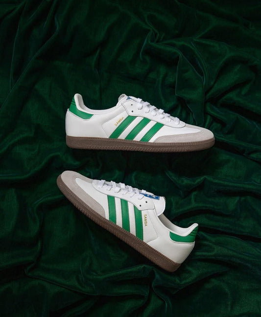 👟 ADIDAS ORIGINALS SAMBA – WHITE & GREEN