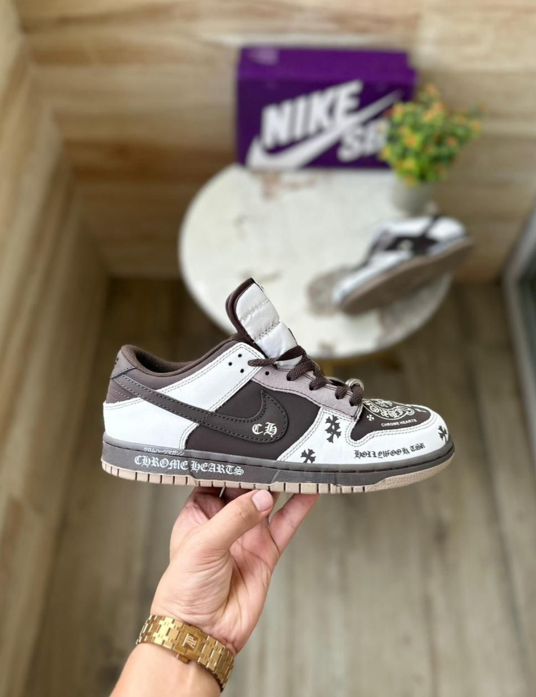 NIKE SB DUNK 'CHROME HEARTS' 💀👟🖤